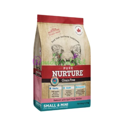 Сухой корм PURE NURTURE Dog GF Power of 3 S-Mini All Lifestages Salmon Split Peas Recipe 2 кг
