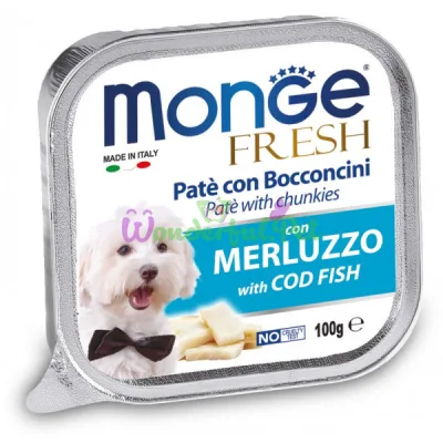 Паштет MONGE DOG FRESH Cod Fish 100 г