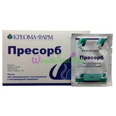 Пресорб Адсорбент для собак и кошек, упаковка 20 шт 10г